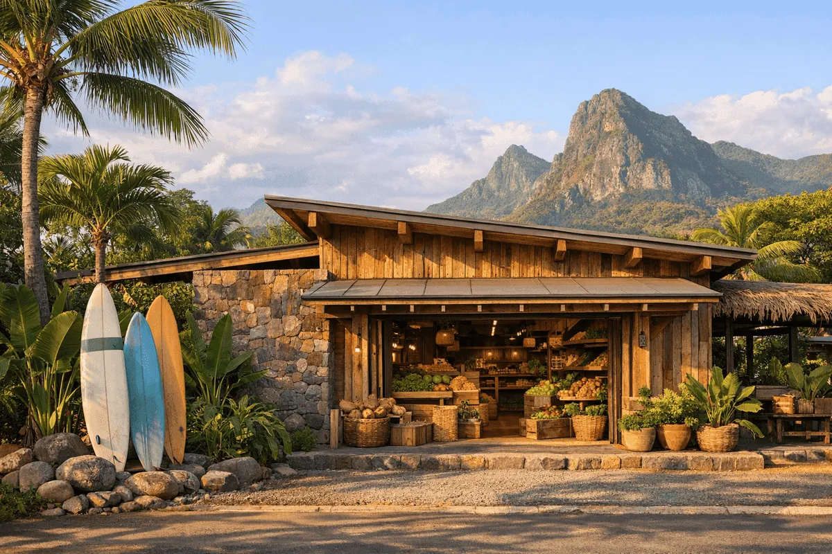 The Naturespan store in Rivière Noire